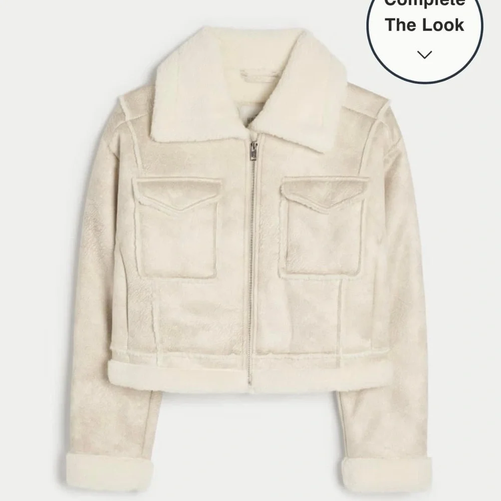 Hollister Shearling Biker Jacket - Picture 3 of 7
